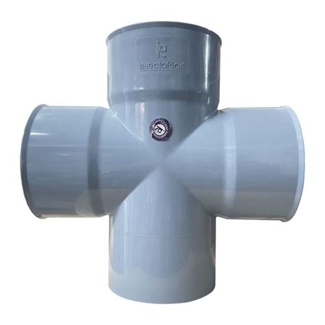 Tee Doble Pvc Desague Inyectoplast Maveri