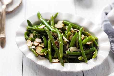 Almond Garlic Green Beans Little Chef Within