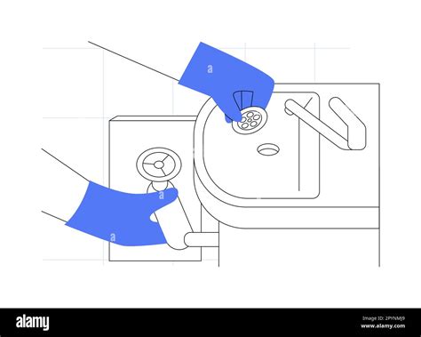 Sinks And Toilets Installation Abstract Concept Vector Illustration