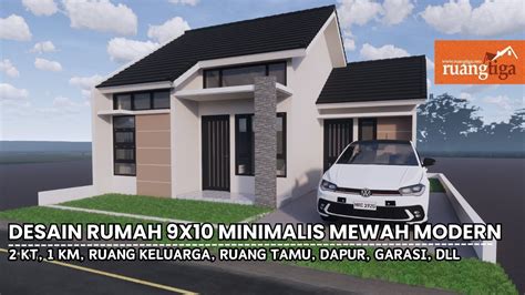 Desain Rumah X Dengan Kamar Tidur Dapur Ruang Makan Ruang Tamu