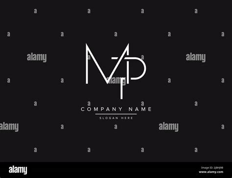 Logotipo de las iniciales mp Imágenes de stock en blanco y negro Alamy