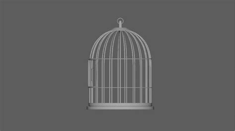 Bird Cage 3d Model Rigged Cgtrader