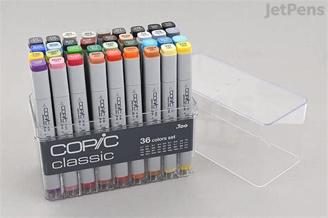 Copic Marker 36 Basic Color Set Jetpens