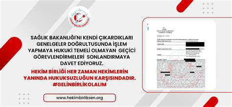 Hekim Birli I Her Zaman Hekimlerin Yan Nda Hukuksuzlu Un Kar S Ndad R