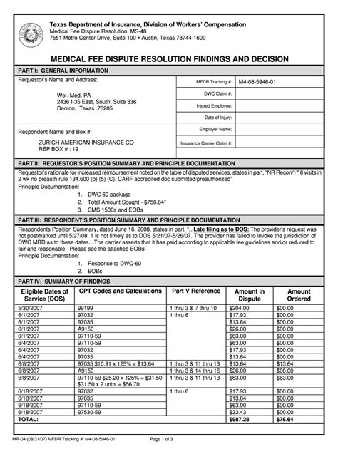 Fillable Online Tdi Texas Dwc Claim Tdi Texas Fax Email Print