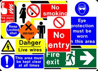 Safety Signs | Meanings & Application ~ Equipments Zone