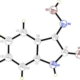 An Ortep Drawing Of Compound With The Atom Numbering Scheme And