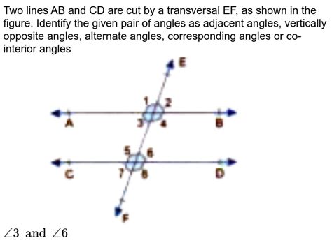 In The Given Figure Ab Cd And Ef Are Straight Lines Name The Pa