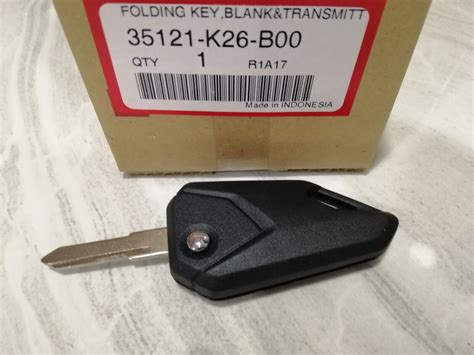 Honda Msx Grom Genuine Parts Ignition Switch Folding Key Blank