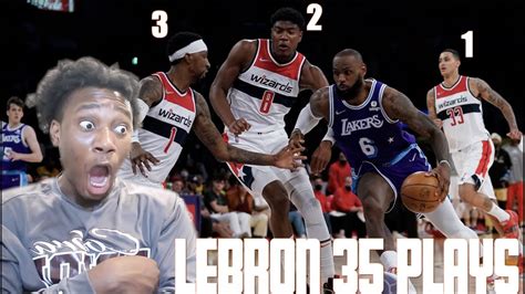 Larry Bird fan reacts LeBron James Top 35 Plays Highlights REACTION