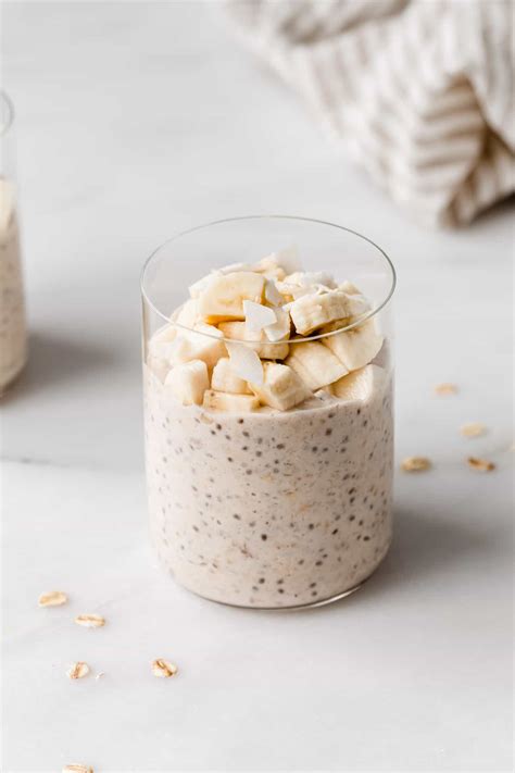 Banana Overnight Oats - Choosing Chia