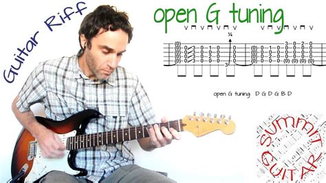 Untitled #04 – Slide guitar riff in open G tuning – Guitar lesson / tutorial with tab | Open G ...