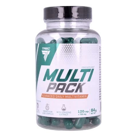 Witaminy Kompleks Trec Nutrition Multi Pack 120kaps Sklep Świat Supli