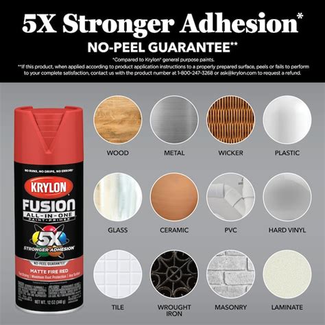 Krylon Fusion All In One 6 Pack Gloss Ivory Spray Paint And Primer In