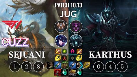 T Cuzz Sejuani Vs Karthus Jungle Kr Patch Youtube