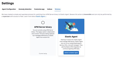 Switch To The Elastic Apm Integration Apm User Guide Elastic