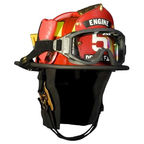 Phenix Tl2 Leather Helmet Ess Firefighter Goggles