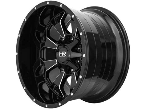 DWG H711 201037119GBM Hardrock Milled Gloss Black Devastator Wheel