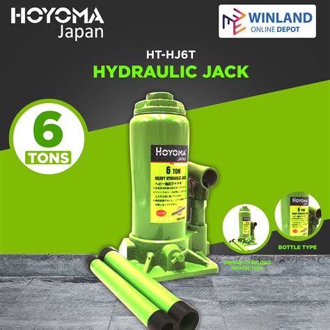 Hoyoma By Winland Extra Heavy Duty Bottle Type Hydraulic Jack Tons