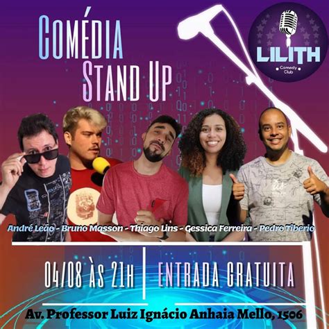 Show Gratuito Dia Stand Up No Lilith Comedy Em S O Paulo Sympla