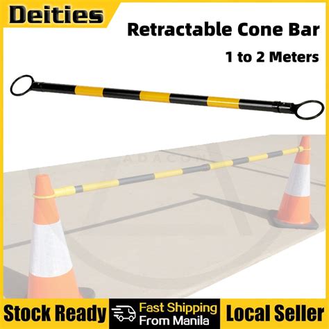 Retractable Cone Bar Traffic Cone Bar With Reflective Bands Traffic