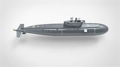 Project 877 Halibut Submarine 3d Model Cgtrader