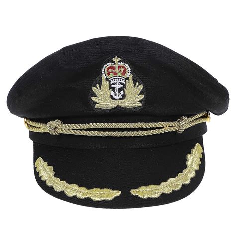 2Pcs Captain Hat Outdoor Hat Sailor Hat Costume Party Hat Travel Hat