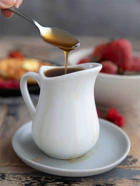 How to Make Sugar Free Maple Syrup - All Day I Dream About Food