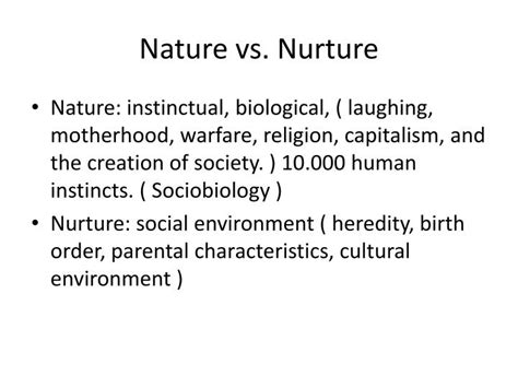 PPT - Nature vs. Nurture PowerPoint Presentation, free download - ID ...