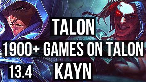 Talon Vs Kayn Jng M Mastery Games Legendary Kr