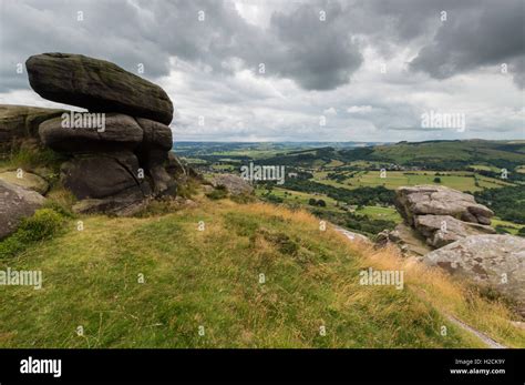 bolders  froggatt edge stock photo alamy