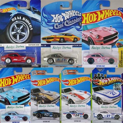 Jual Hotwheels Hot Wheels Datsun 240Z Edisi Cool Classics Real Riders Ban Karet Metal