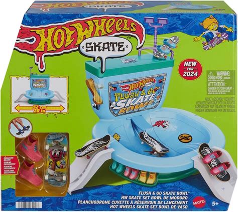 Hot Wheels Spielwelt Skate Spülen und los gehts Skatebowl Fingerboard