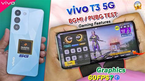 Vivo T3 5G Bgmi Pubg Test Vivo T3 5g Bgmi Gaming Graphics Test FPS