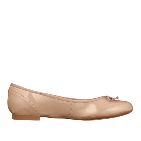 Clarks Couture Bloom Nude Patent Premium Shoes Shoes