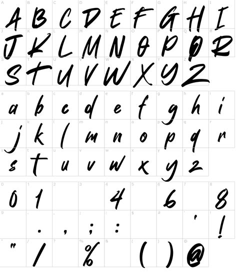 quick sketching font