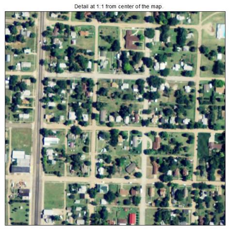 Aerial Photography Map of Turon, KS Kansas