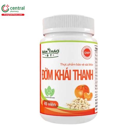 Thuốc Đờm Khái Thanh - Hỗ trợ bổ phế, giảm ho, tiêu đờm và dịu họng