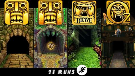 Temple Run Vs Temple Run Sky Summit Vs Temple Run Brave Vs Temple Run