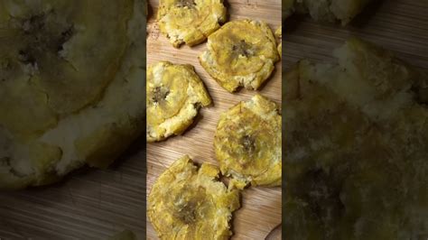 Tostones Twice Fried Green Plantain Shorts Youtube