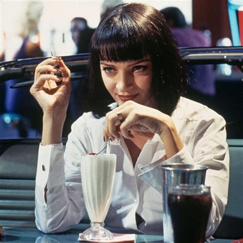 Pulp Fiction Uma Thurman Pulp Fiction Mia Wallace Quentin Tarantino