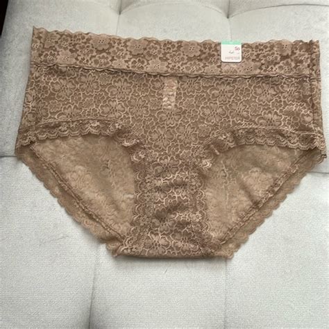SO Intimates Sleepwear Nwt M So Sheer Lace Hipster Panty Nude Poshmark