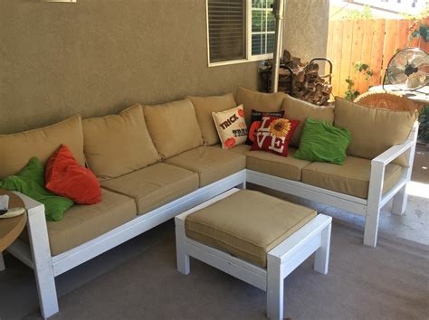 Outdoor Sectional Sofa | Ana White