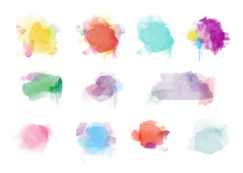 Watercolor vector -Hand painted watercolor template vector background ...