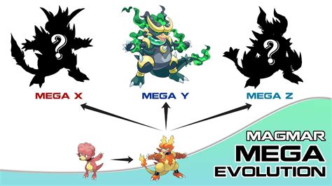 Full Gen 1 Mega Pokémon Magmar Mega Evolutions X, Y, Z - YouTube