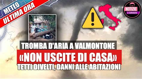 Tromba D Aria A Valmontone Tetti Divelti Danni Alle Abitazioni Il