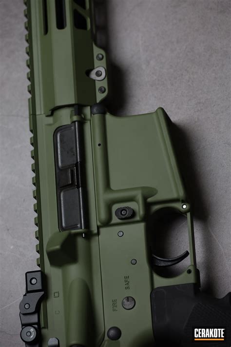 Ar Cerakoted Using Multicam® Dark Green Cerakote