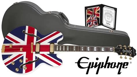 Noel Gallagher Epiphone Sheraton Union Jack Edu Svet Gob Gt