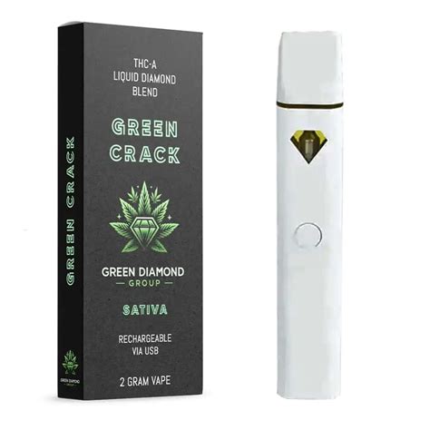 Green Crack Disposable Vape Pen Sativa High THCA Content