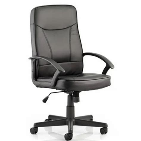 Executive Chair Synthetic Leather Executive Black Chair Foldable No